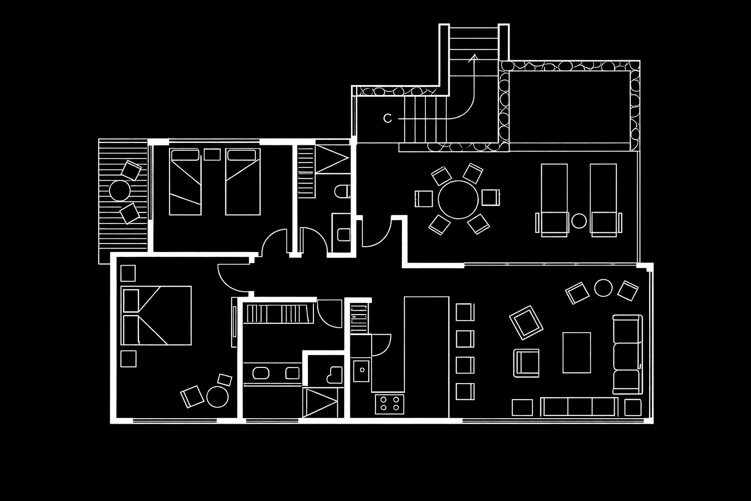 Plano arquitectónico T2